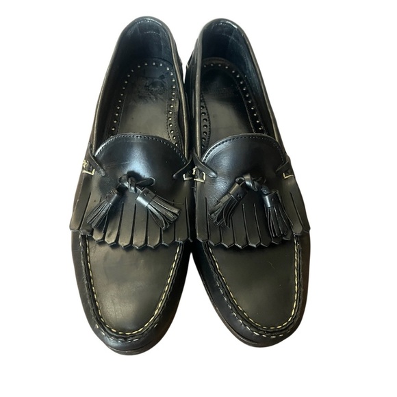 Allen Edmond’s Dellwood Men's Black Tassel Loafers-Size 9.5 D